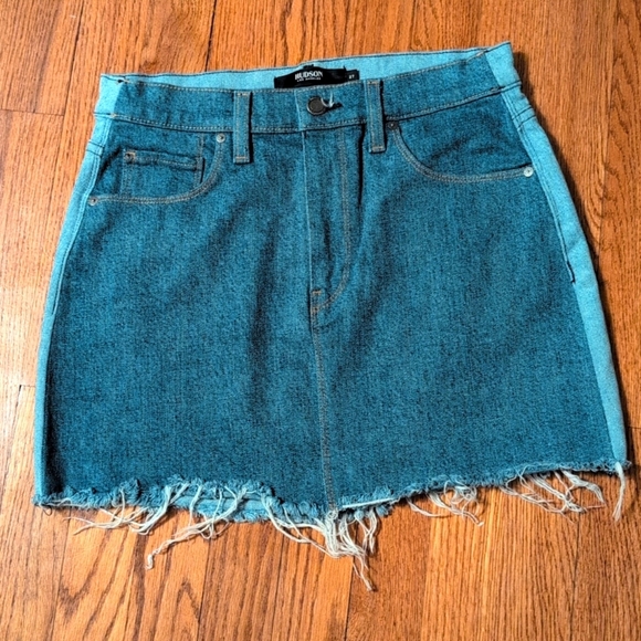 Hudson - Viper Denim Mini Skirt - Picture 3 of 6
